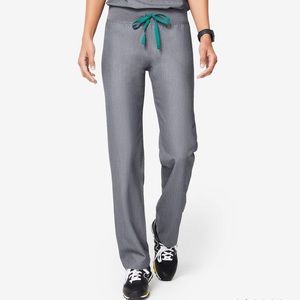 Figs Livingston scrub pants in graphite.